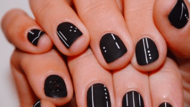 Simple:9cfke3ggcbm= Black Nail Designs