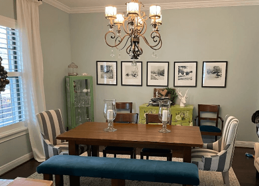 Dwellingsdecor.Net Transforming Your Dining Room: a Stunning Painted Table Before and After