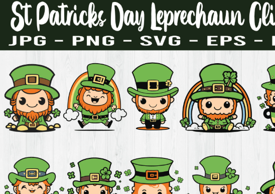 Cute:1ulysapfotu= Leprechaun Clipart