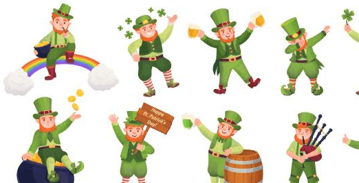 Cute:1ulysapfotu= Leprechaun Clipart